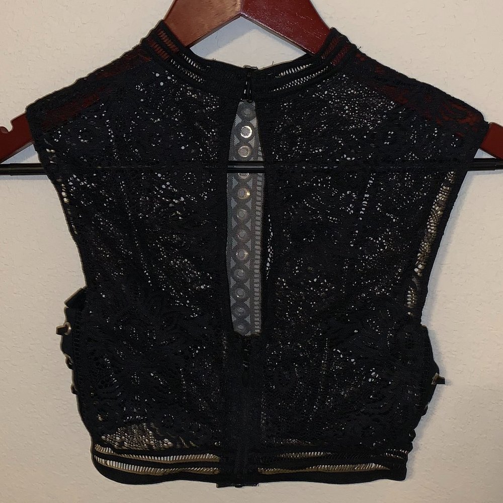 Victoria's Secret Black Lace Bustier